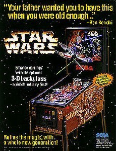 star wars trilogy flyer pinball