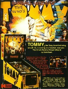 tommy pinball flyer